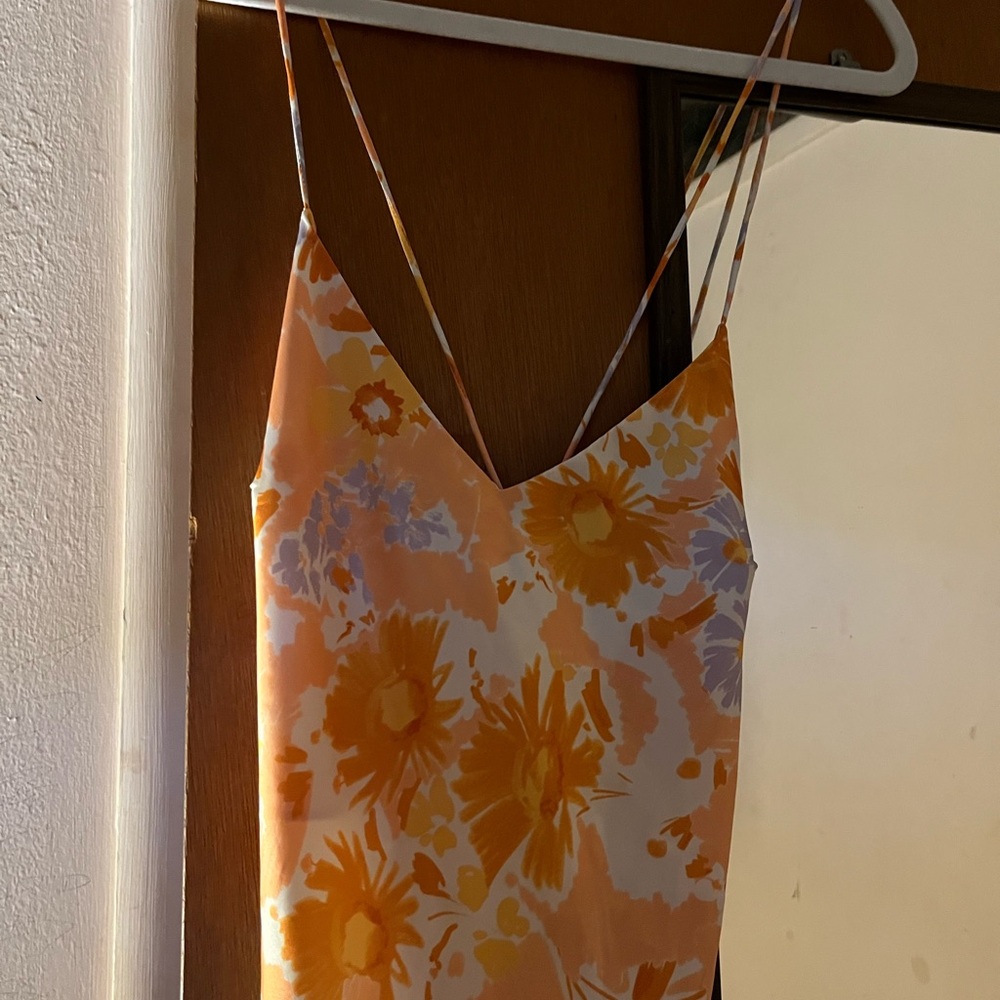 Beginning Boutique Sunburst Floral Dress